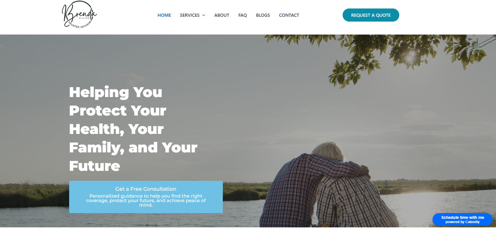 Gilliam Insurance Advisor website redesign