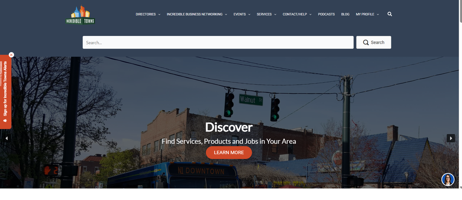 Incredible Towns website redesign